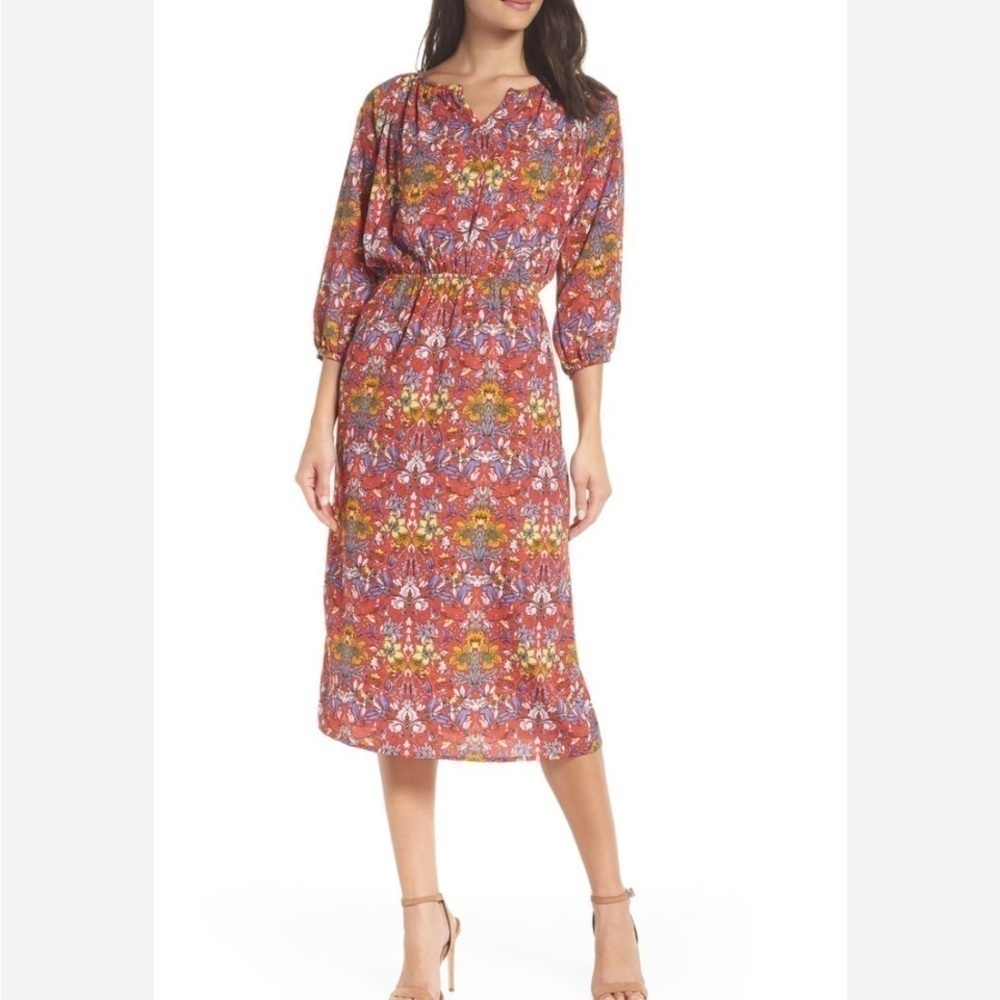 Red dress from Nordstrom